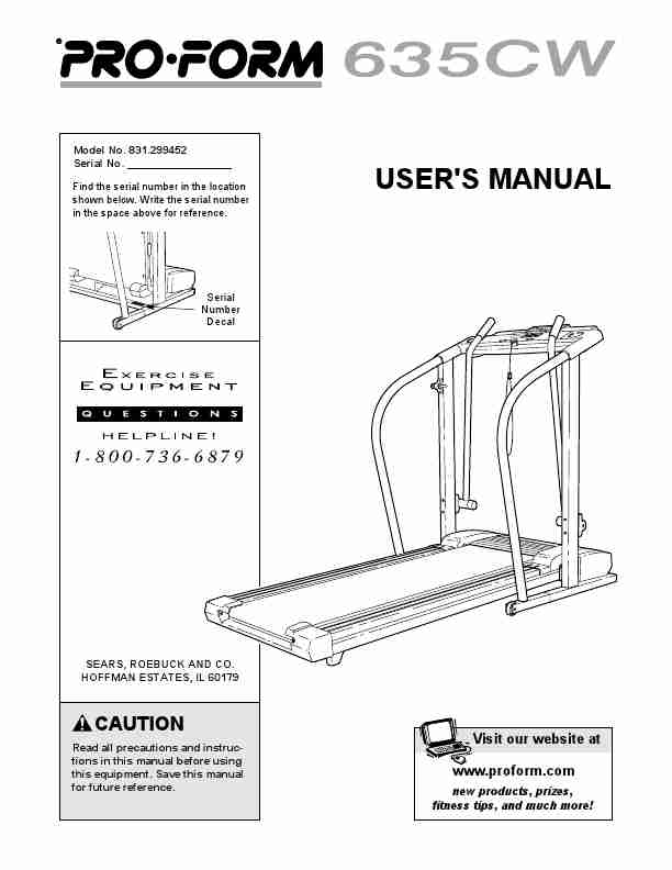 ProForm Treadmill 635CW-page_pdf